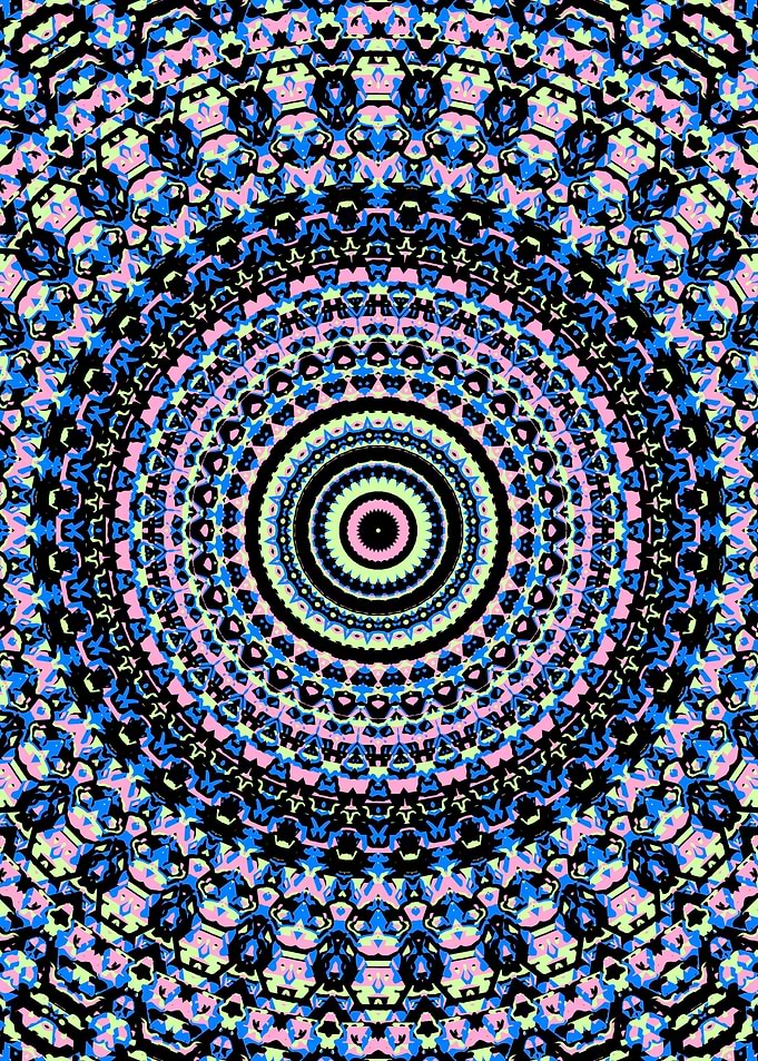 Colorful Hippie Mandala