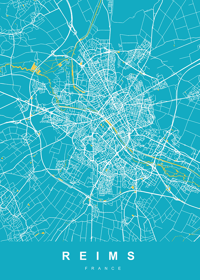 REIMS City Map France