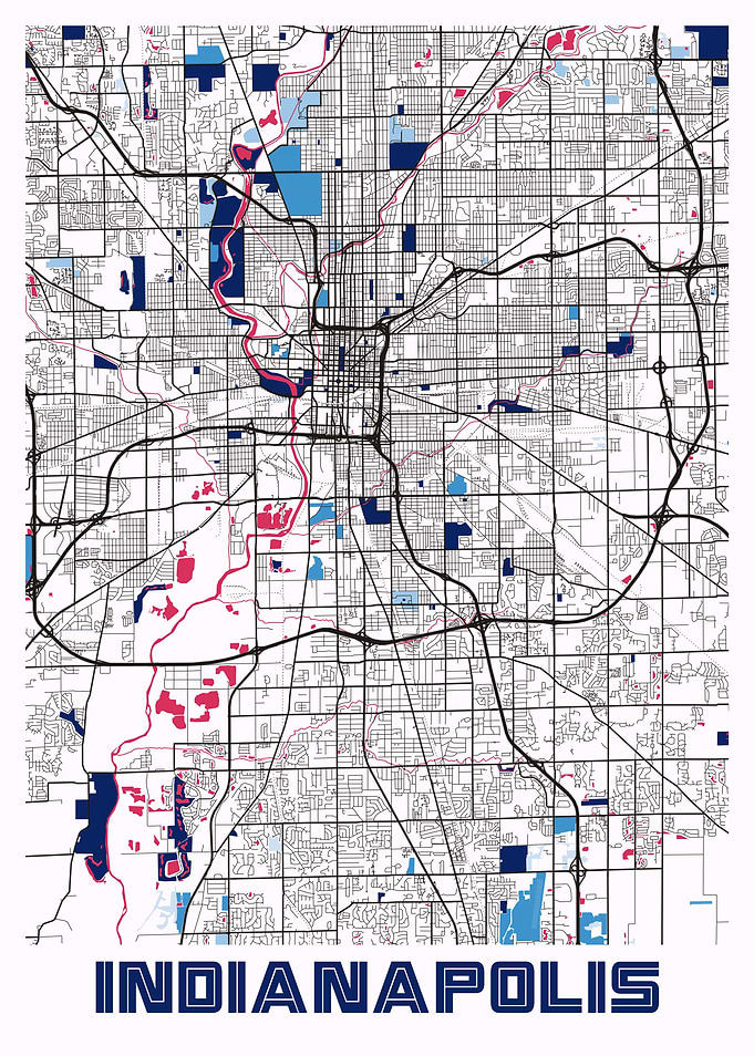 Indianapolis MilkTea Map