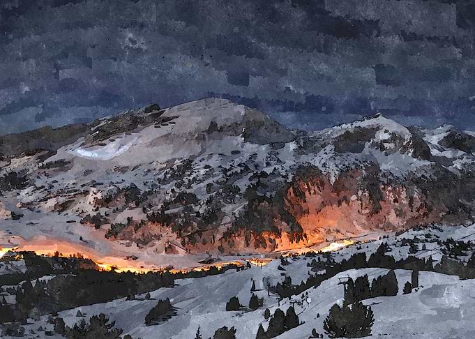 Winter Mountains