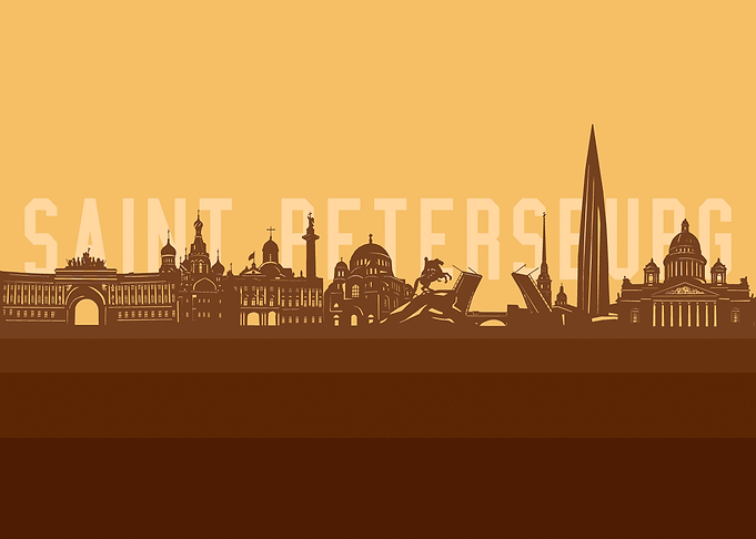 saint petersburg skyline