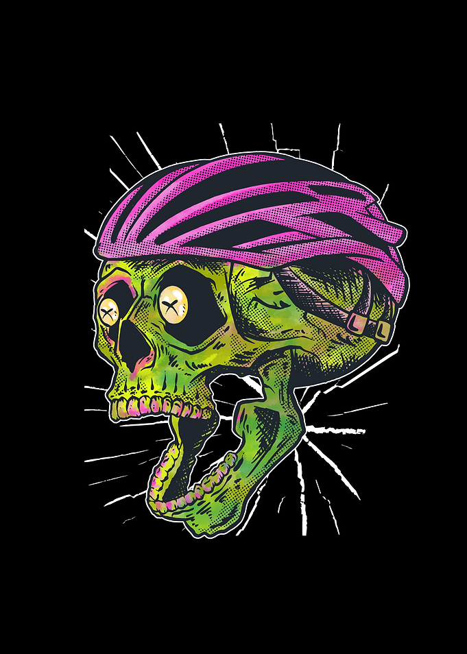 CYCLIST SKULL