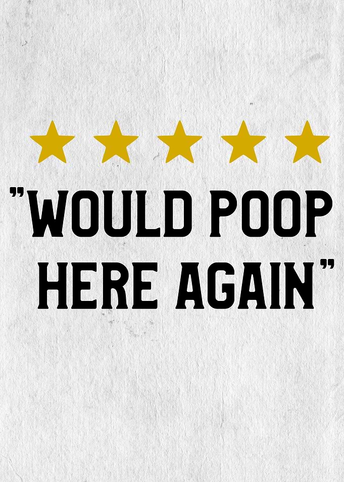 Would poop here again