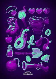 NecroDancer Artefacts Neon