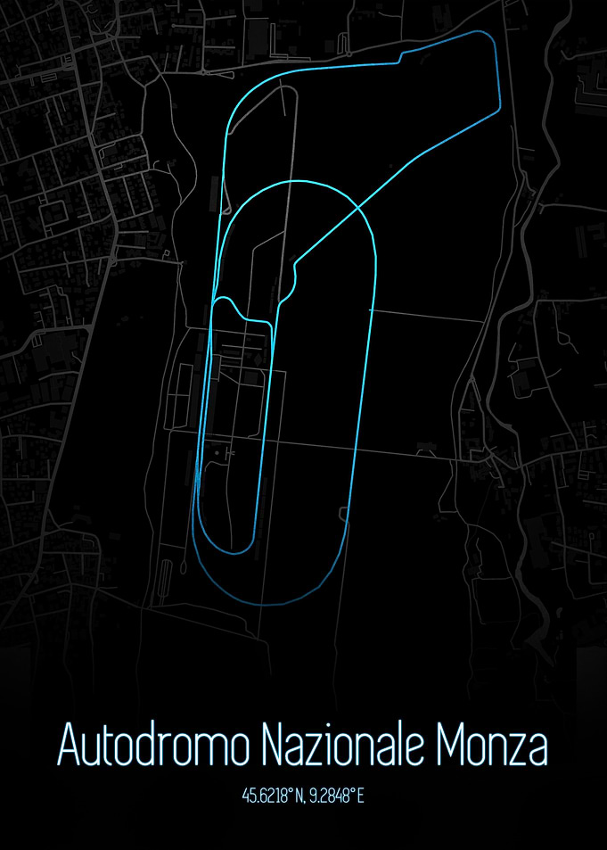 Monza Track Map