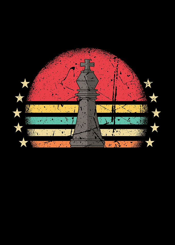 Chess Pieces Retro
