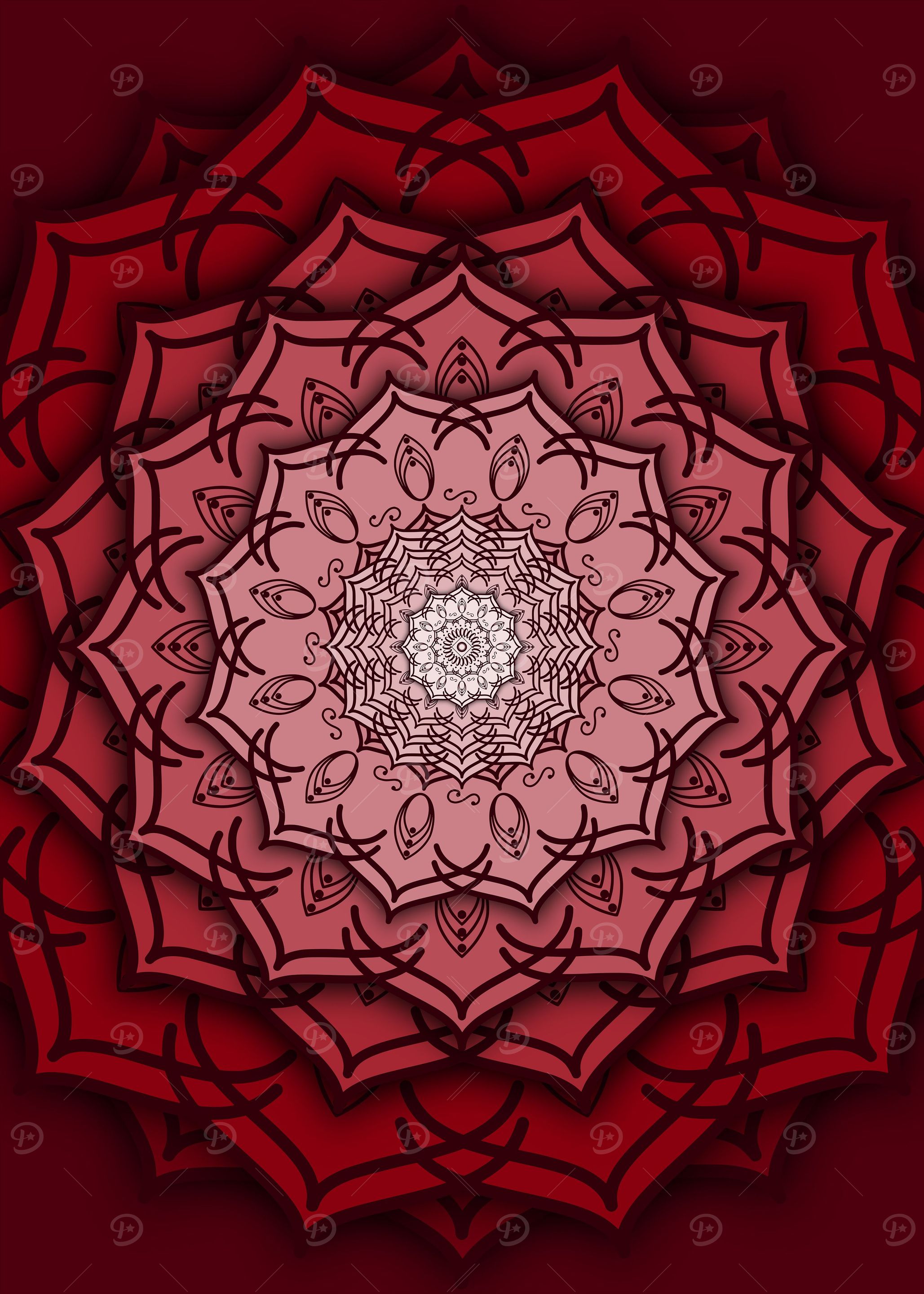 red mandala