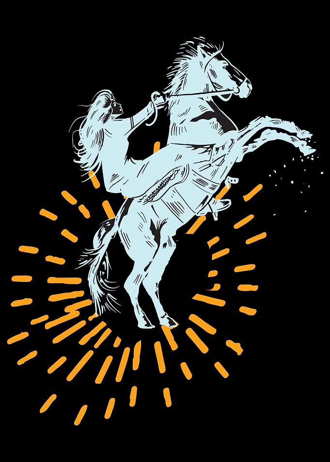 Girl On A Horse