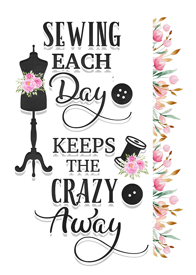 Sewing each day