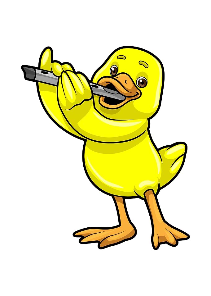 Duck Music Flute