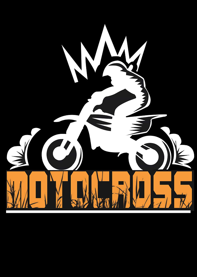 Motocross Rider Having Fun