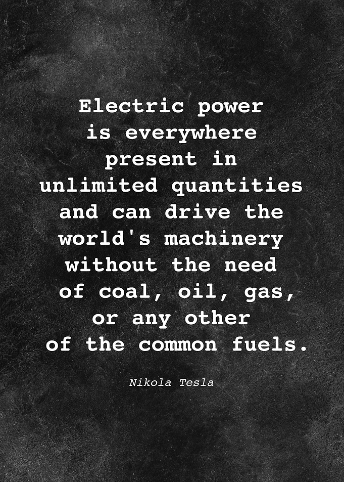 Nikola Tesla Quote D011