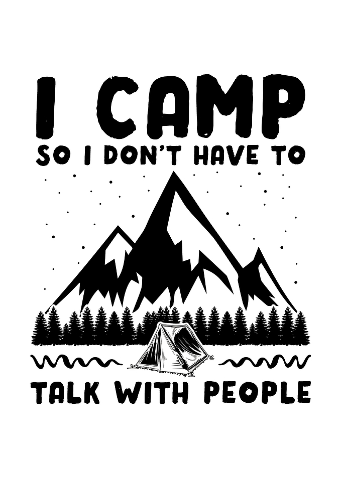 Camping Saying Gift Idea