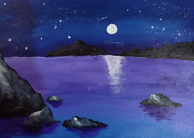night by the sea