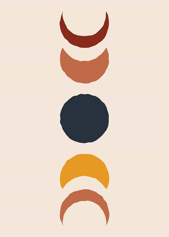 Teracota Moon Art