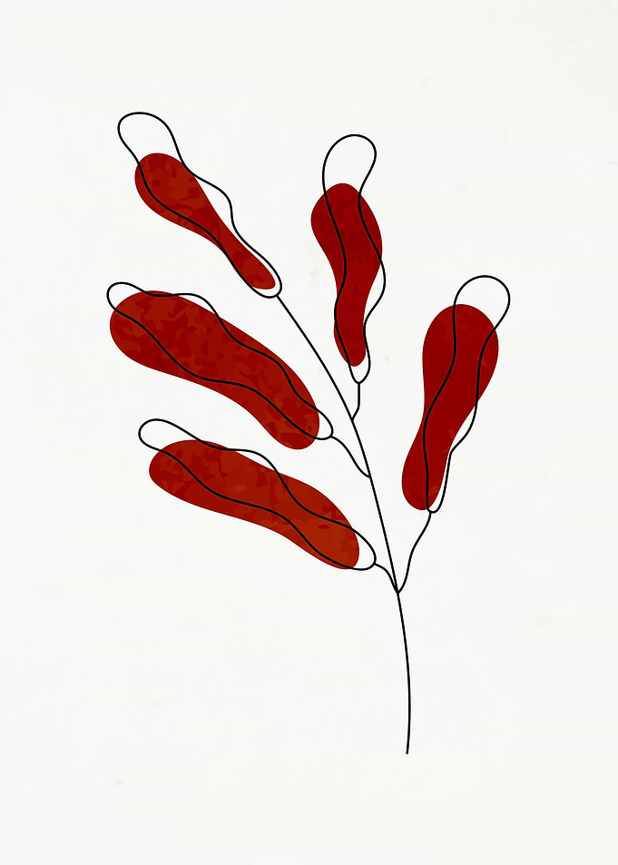 Leaves Modern Art 2