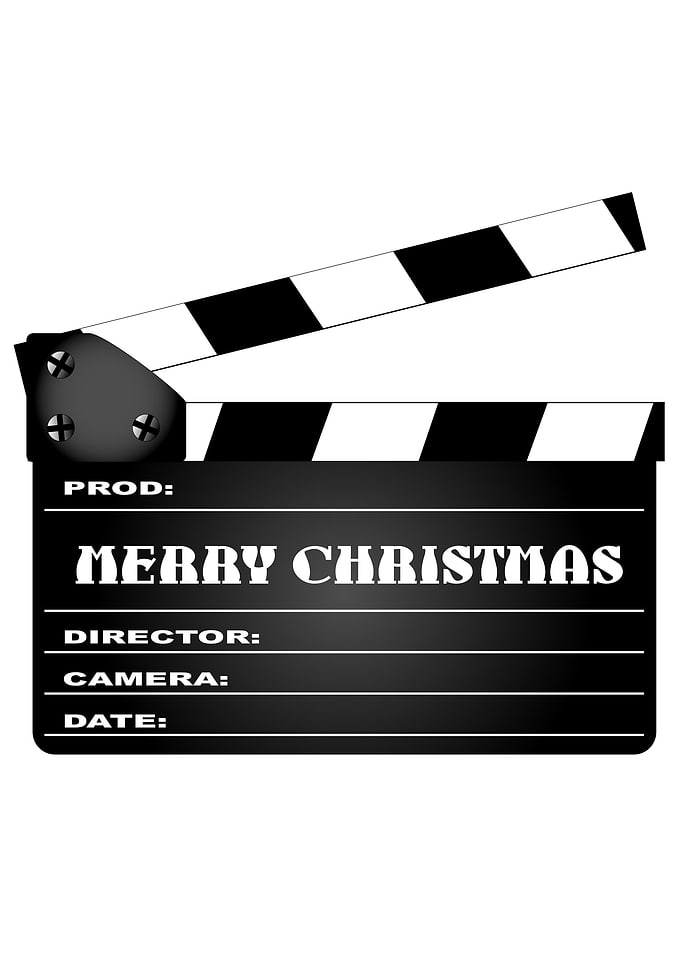 Christmas Clapperboard