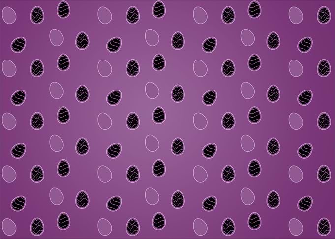 Pink Easter Eggs Pattern