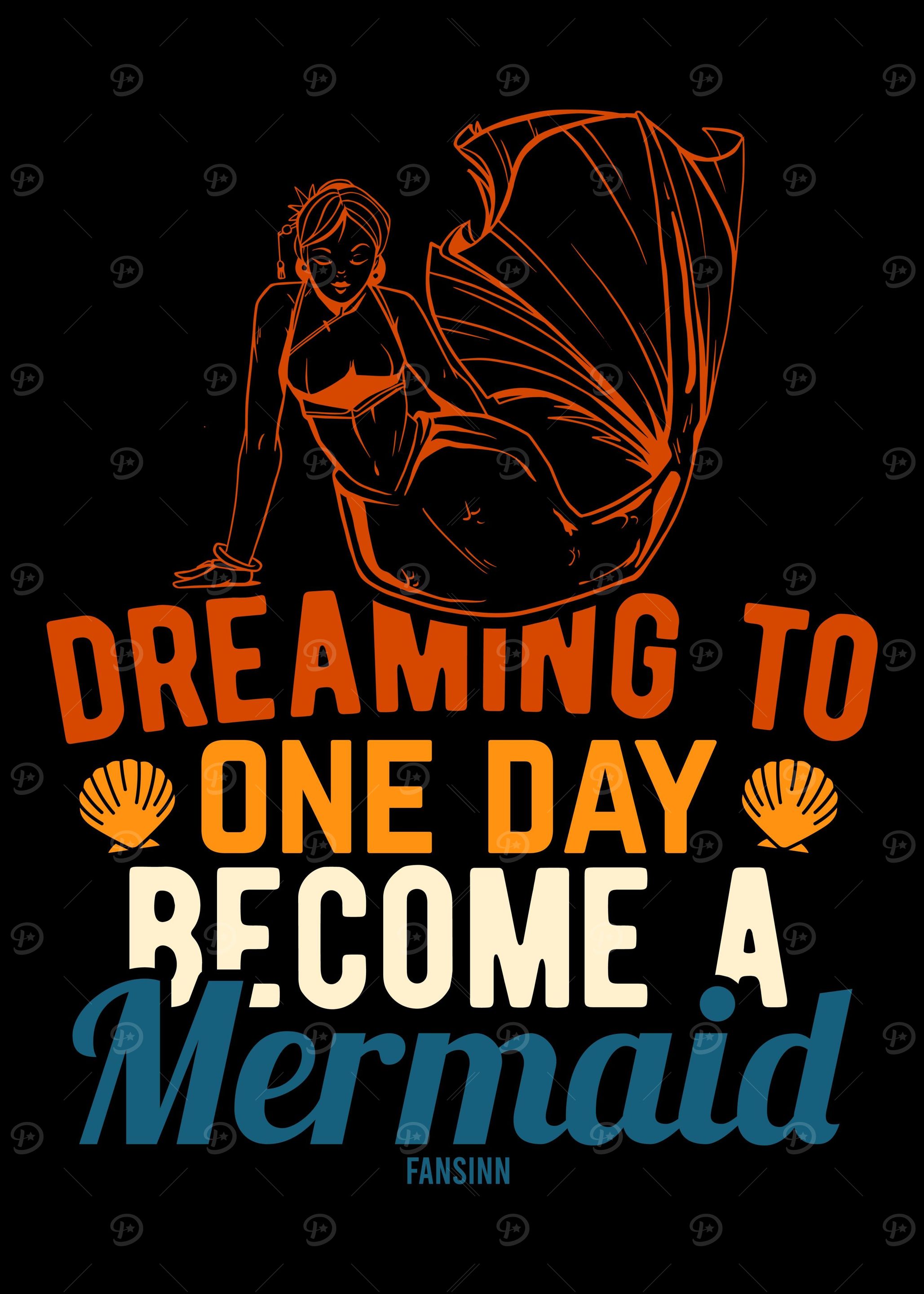 beautiful mermaid mother