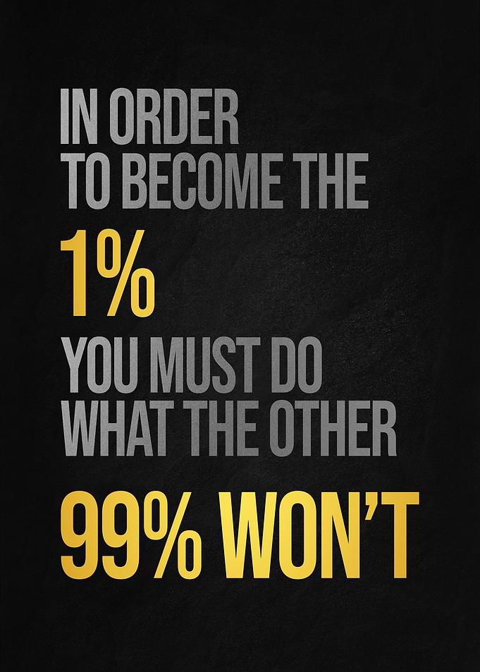 Becoming the 1 Percent
