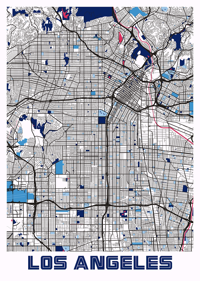 Los Angeles MilkTea Map