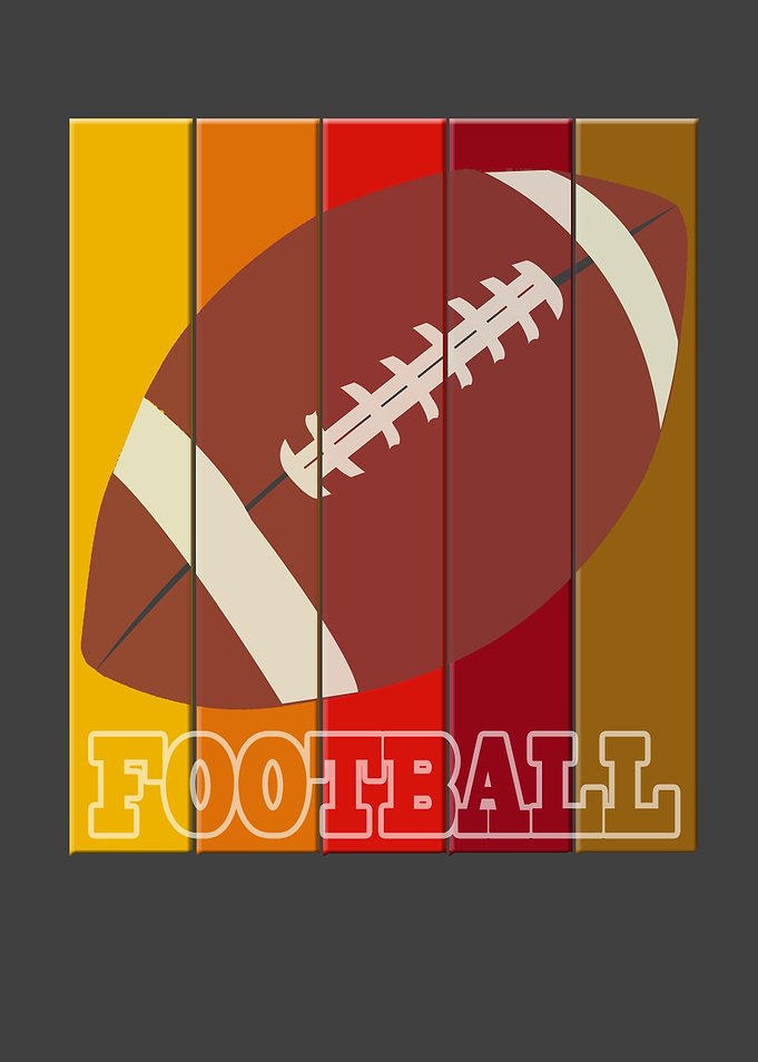 Retro Vintage football