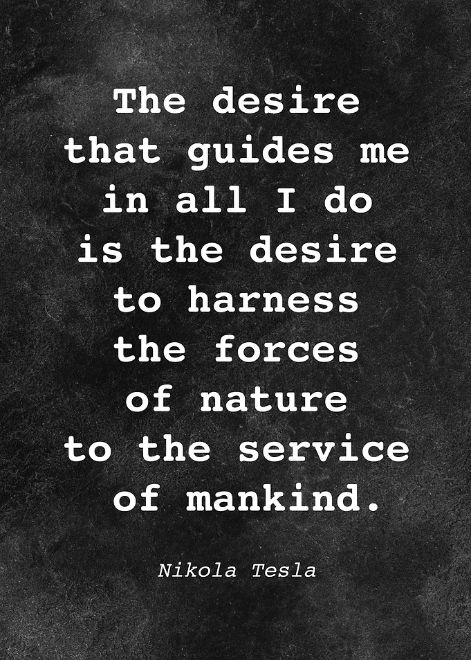Nikola Tesla Quote D024