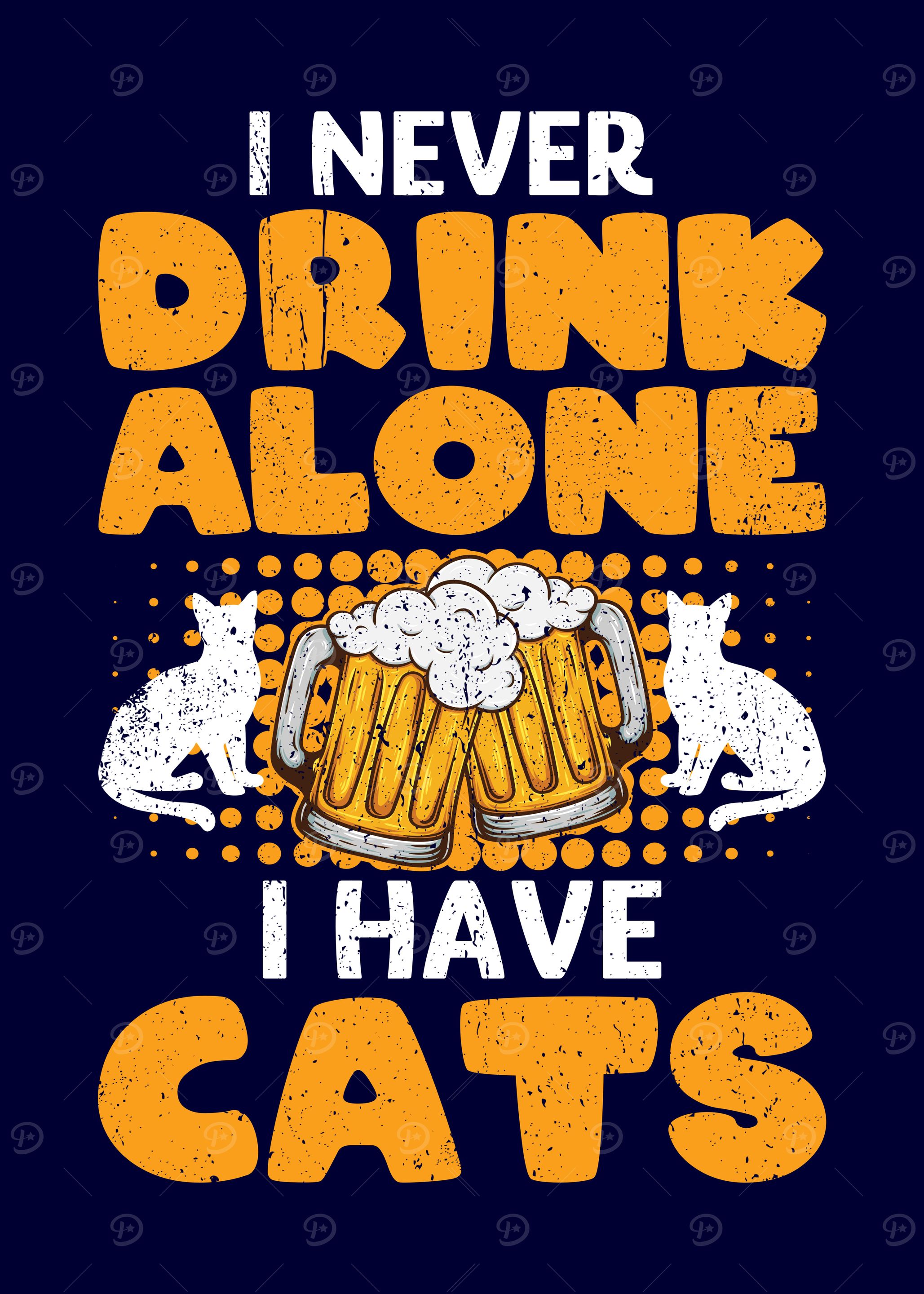 Have Cats not drink alone