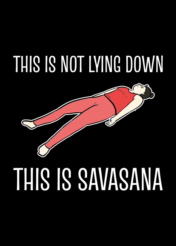 Funny Yoga Savasana