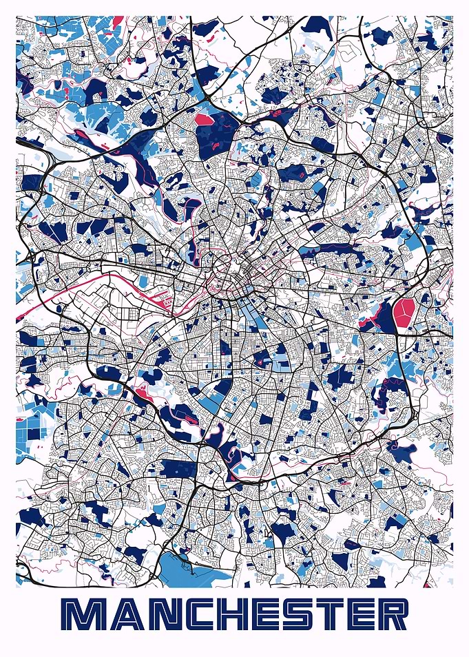 Manchester MilkTea Map