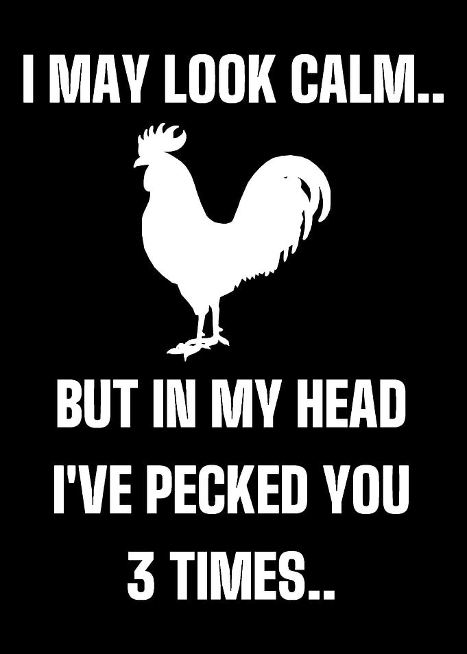 Rooster Calm Calm and Funn