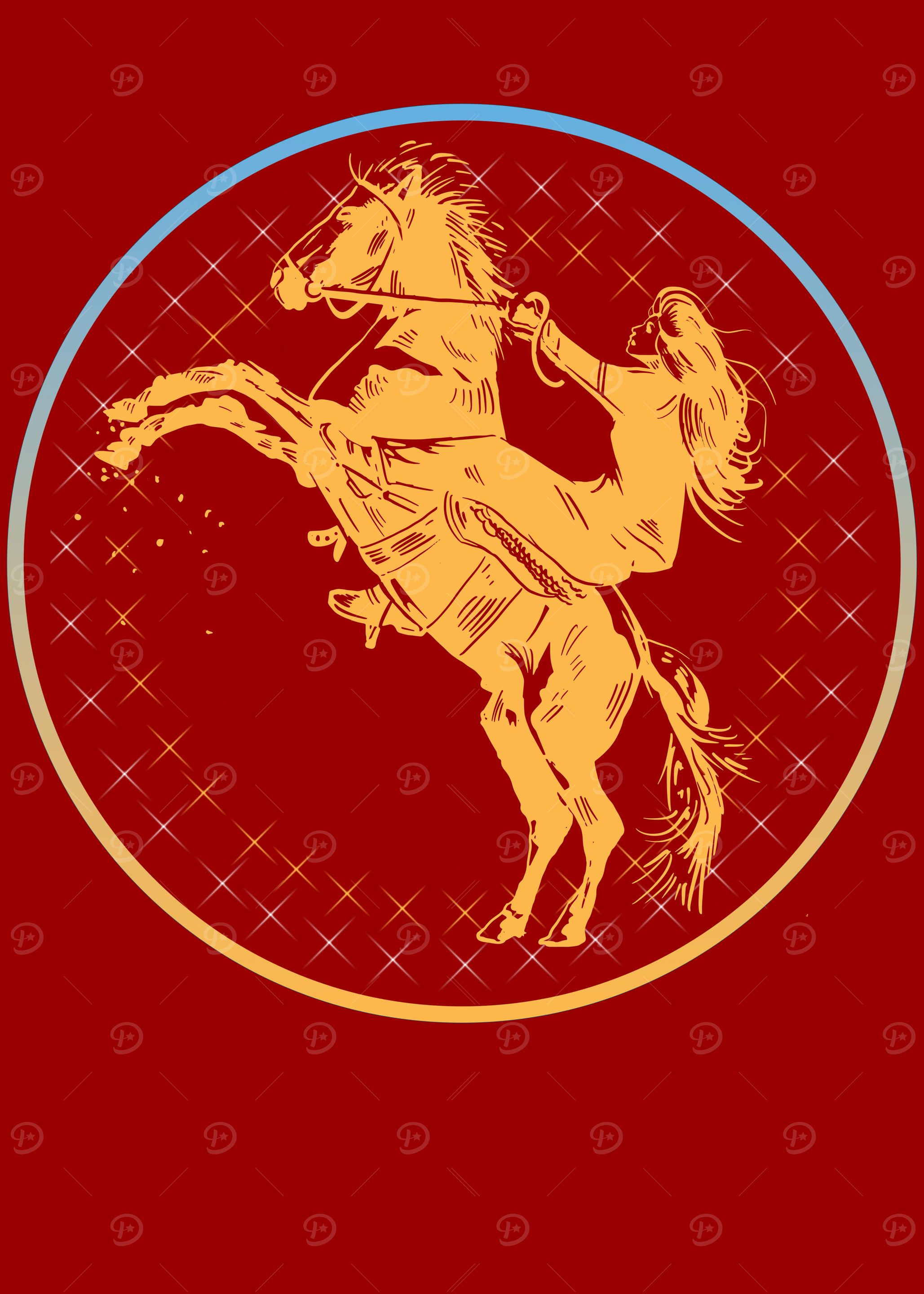 Girl On A Horse