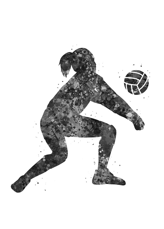 Volleyball player girl