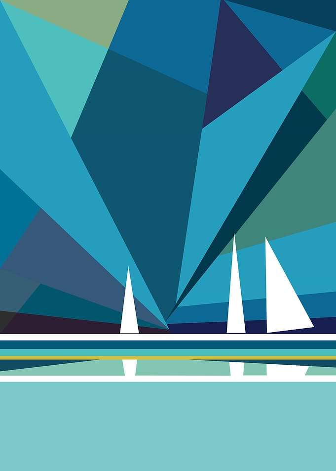Abstract sea