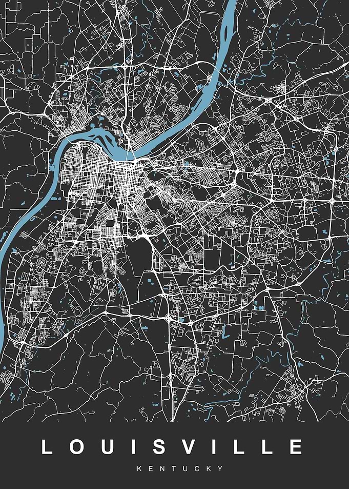 LOUISVILLE City Map