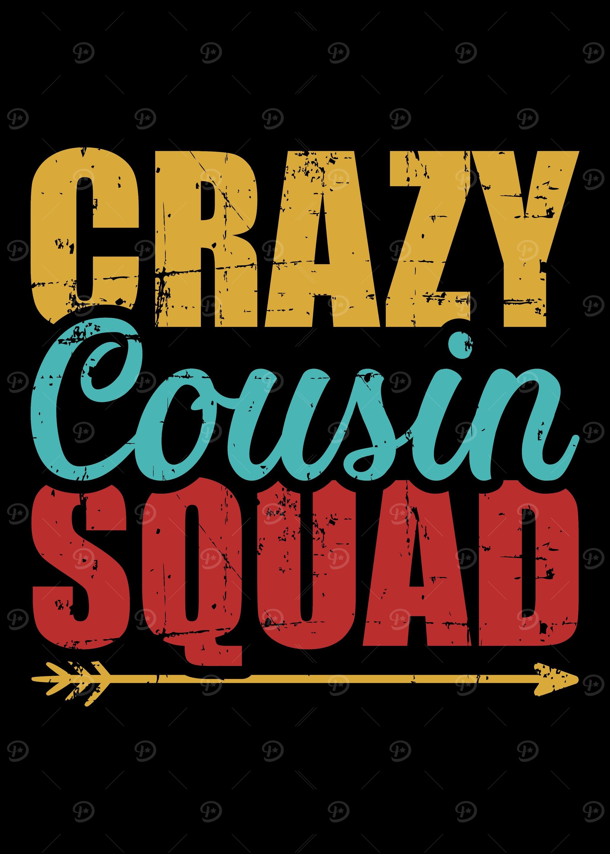 Crazy cousin squad vintage