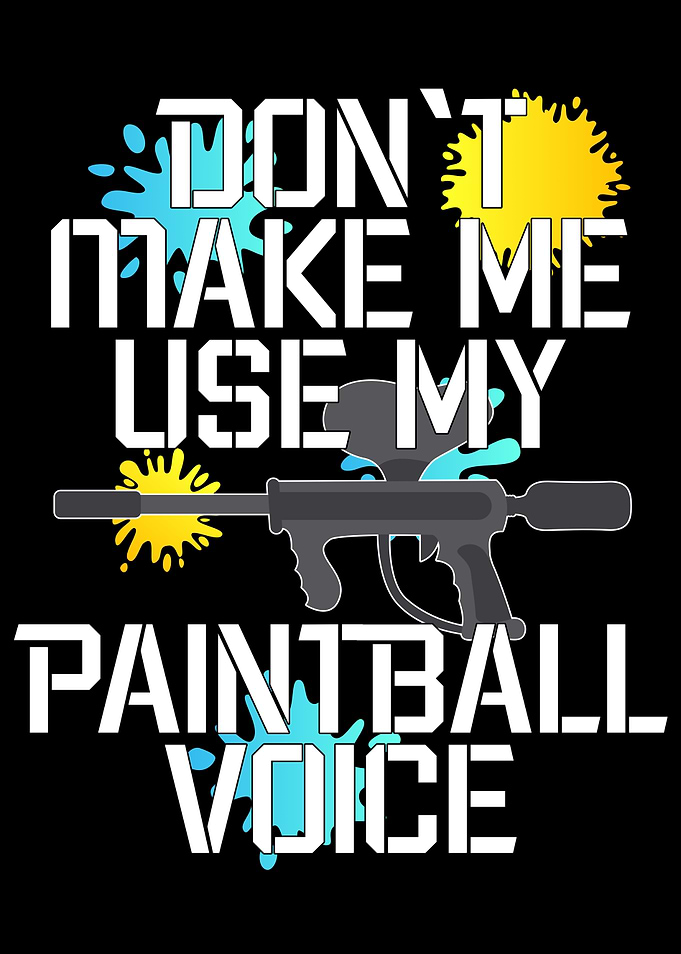 use my paintball voice
