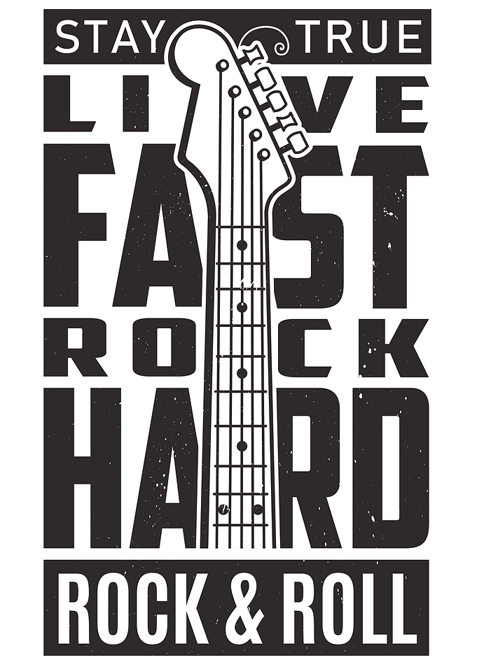 LIVE FAST ROCK HARD