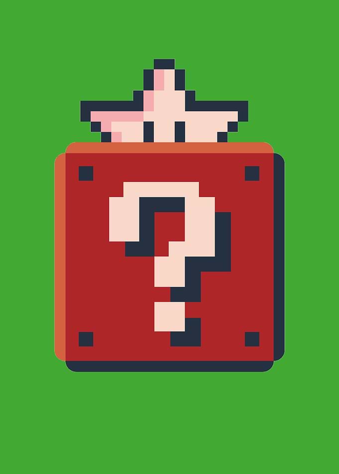 Pixel Art Mystery Block