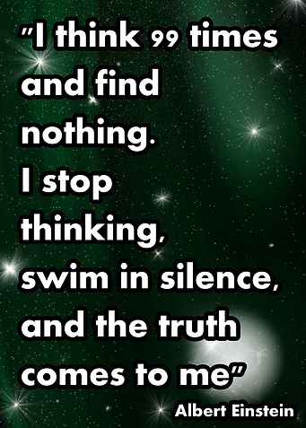 Einstein phrase poster