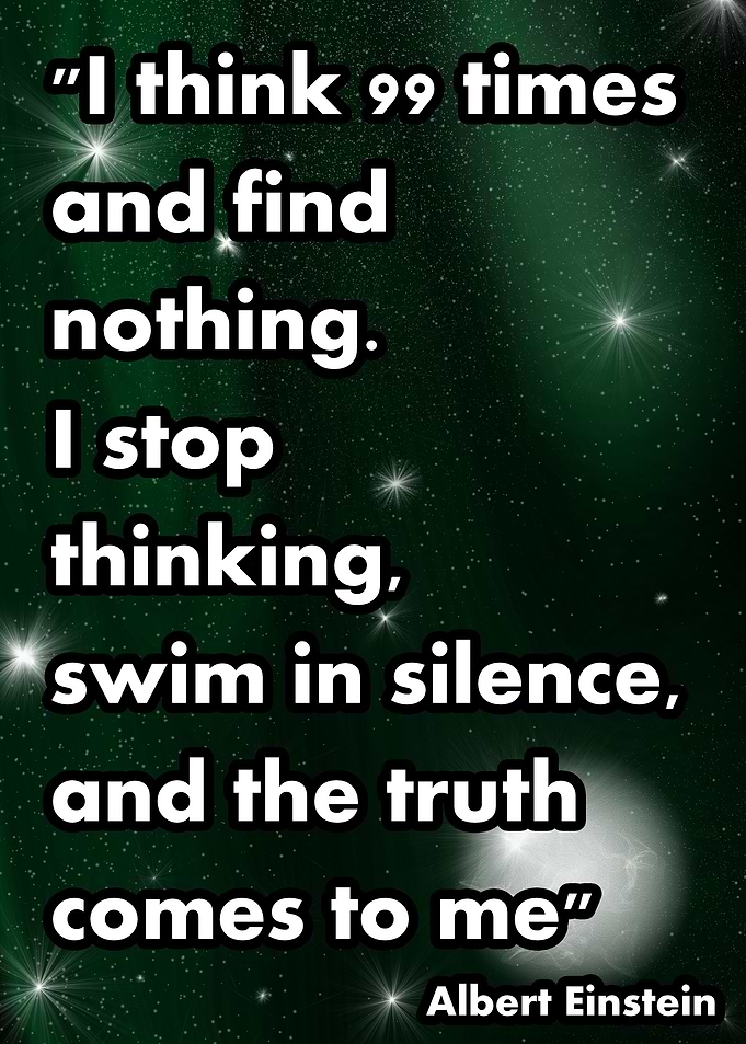 Einstein phrase poster