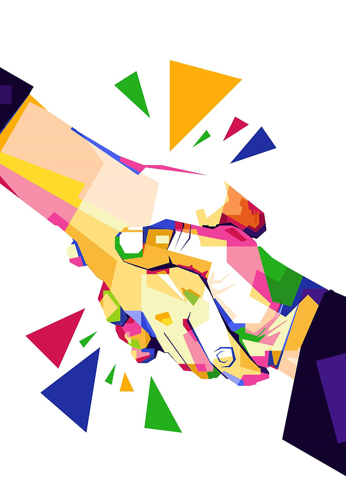 Hands Pop Art