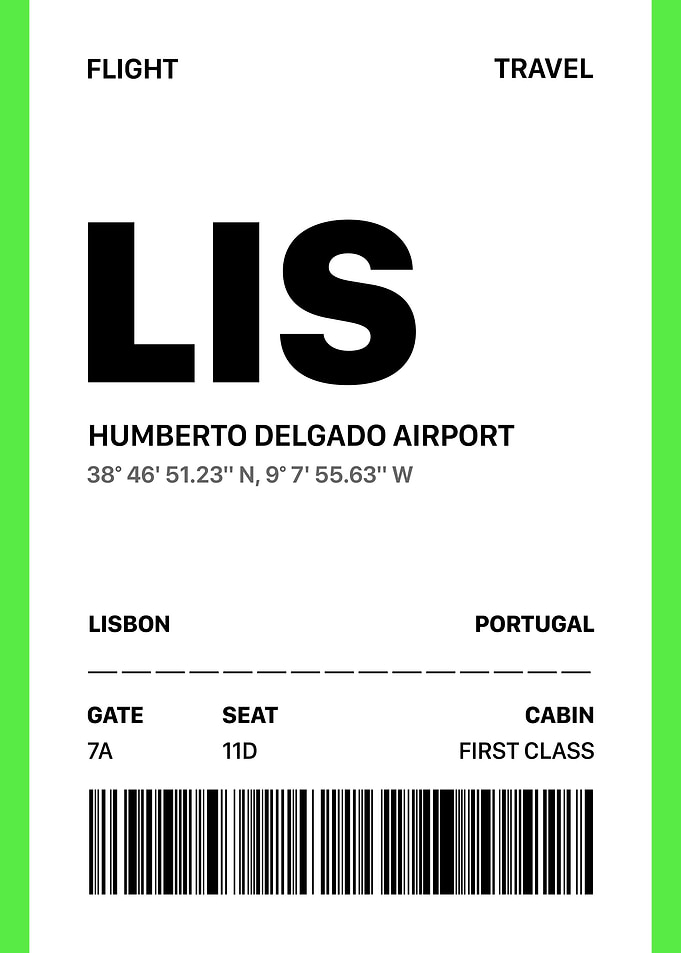 LIS Boarding Pass