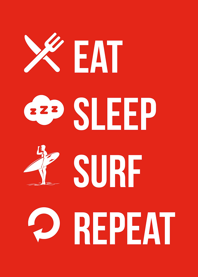 eat sleep surf Repeat