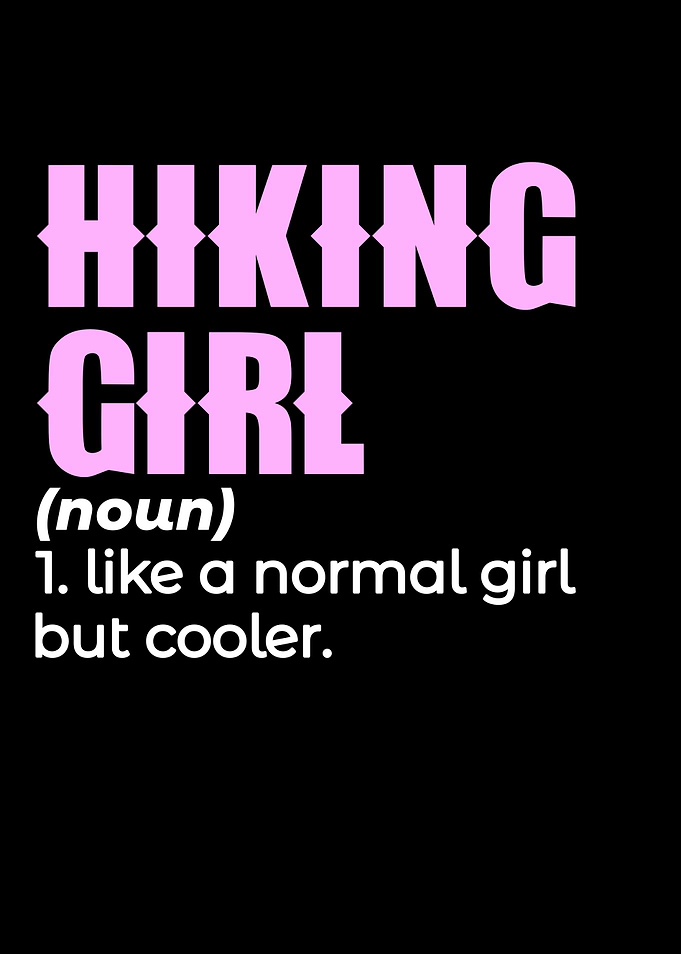 hiking girl