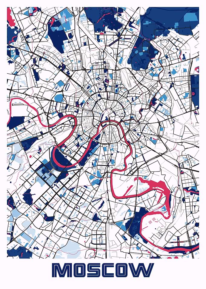 Moscow MilkTea Map