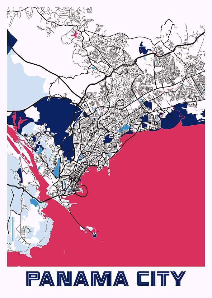 Panama City MilkTea Map