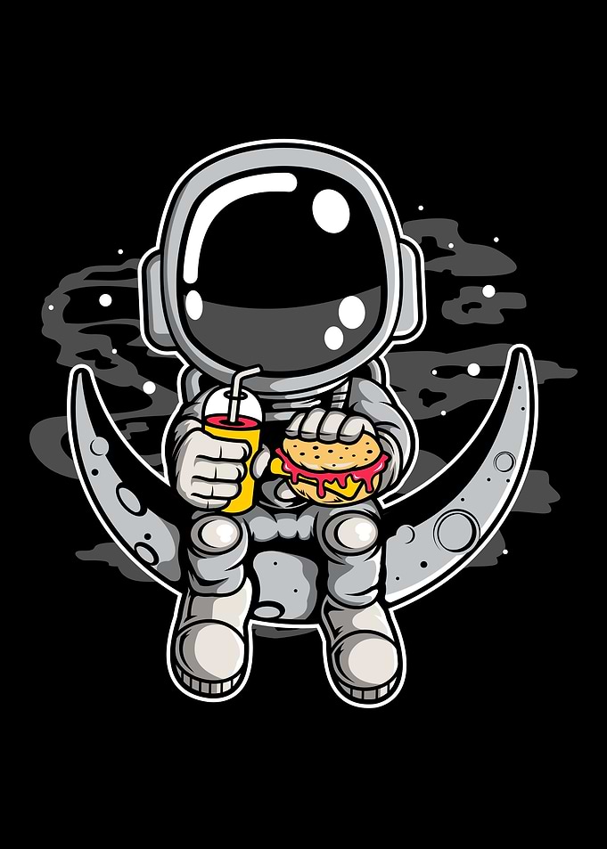 Astronaut Crescent Chair