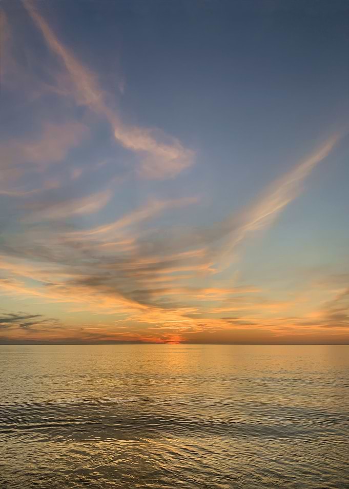 Spring Golden Dawn Light