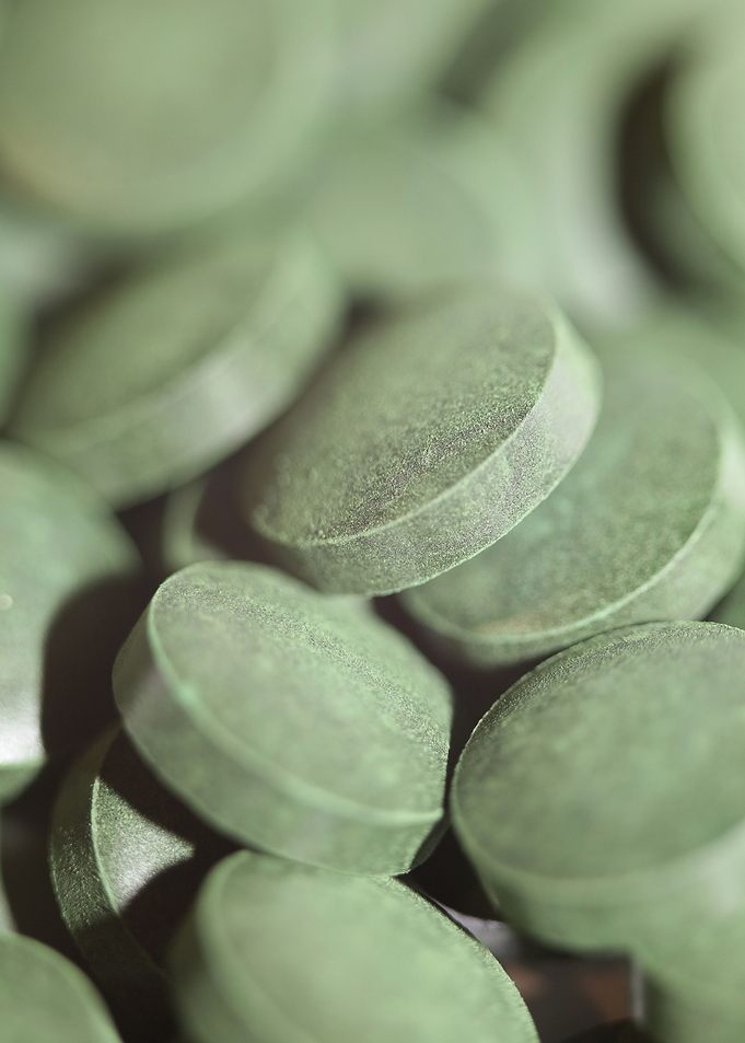 Spirulina platensis pills